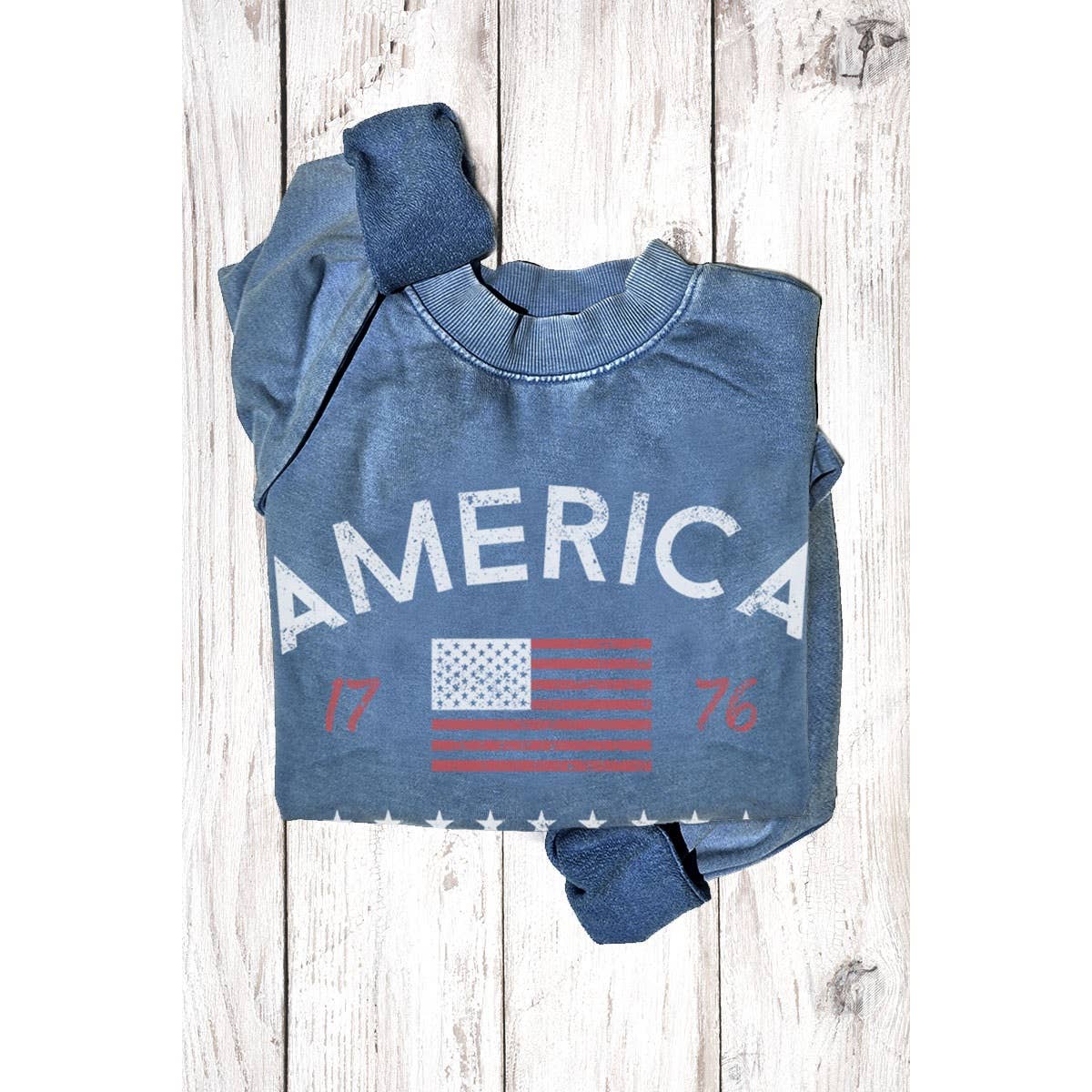 AMERICA 1776 MINERAL GRAPHIC SWEATSHIRTS