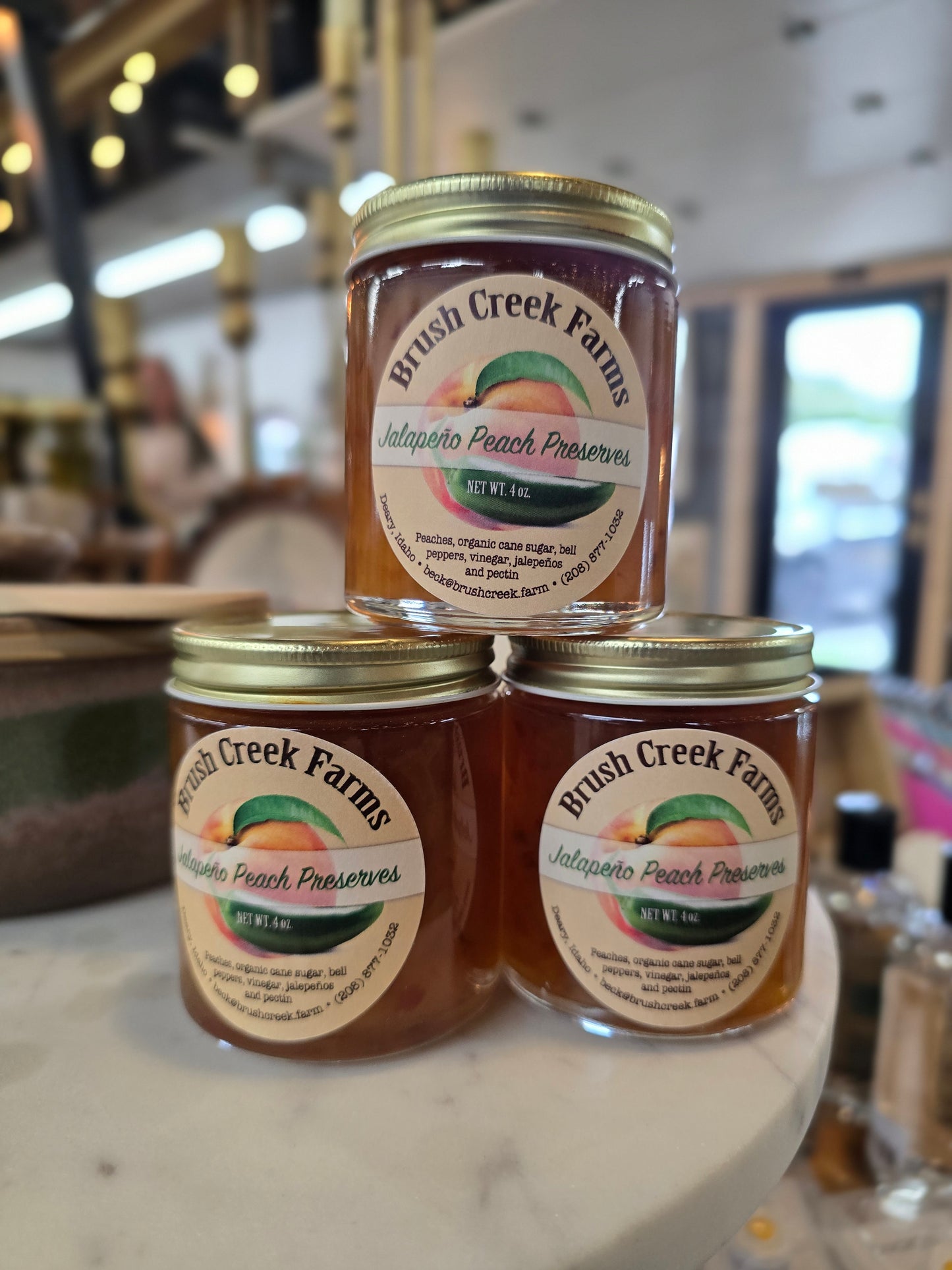Jalapeno Peach Preserve- 4oz
