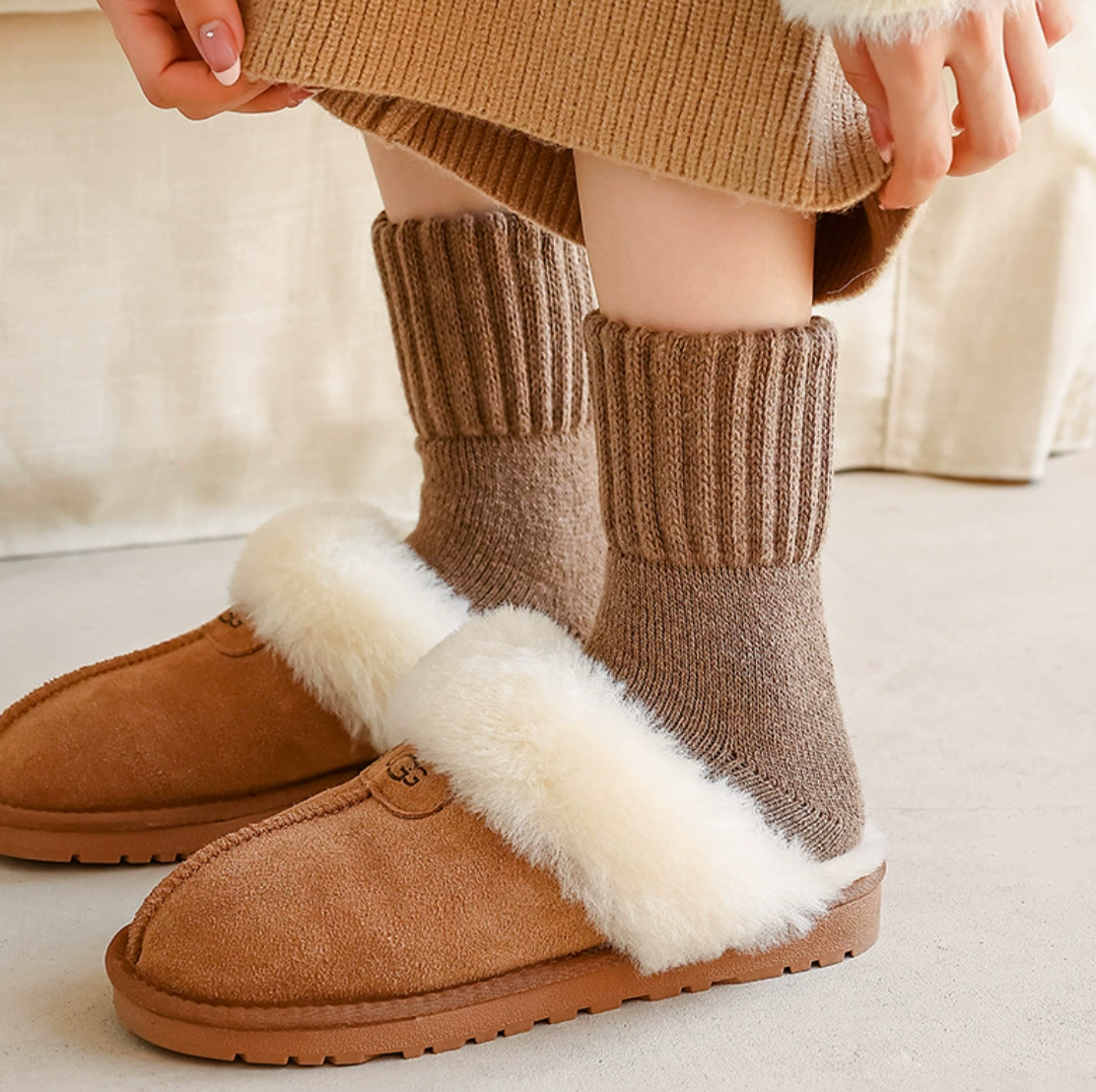 Chunky Knit Winter Essential Socks