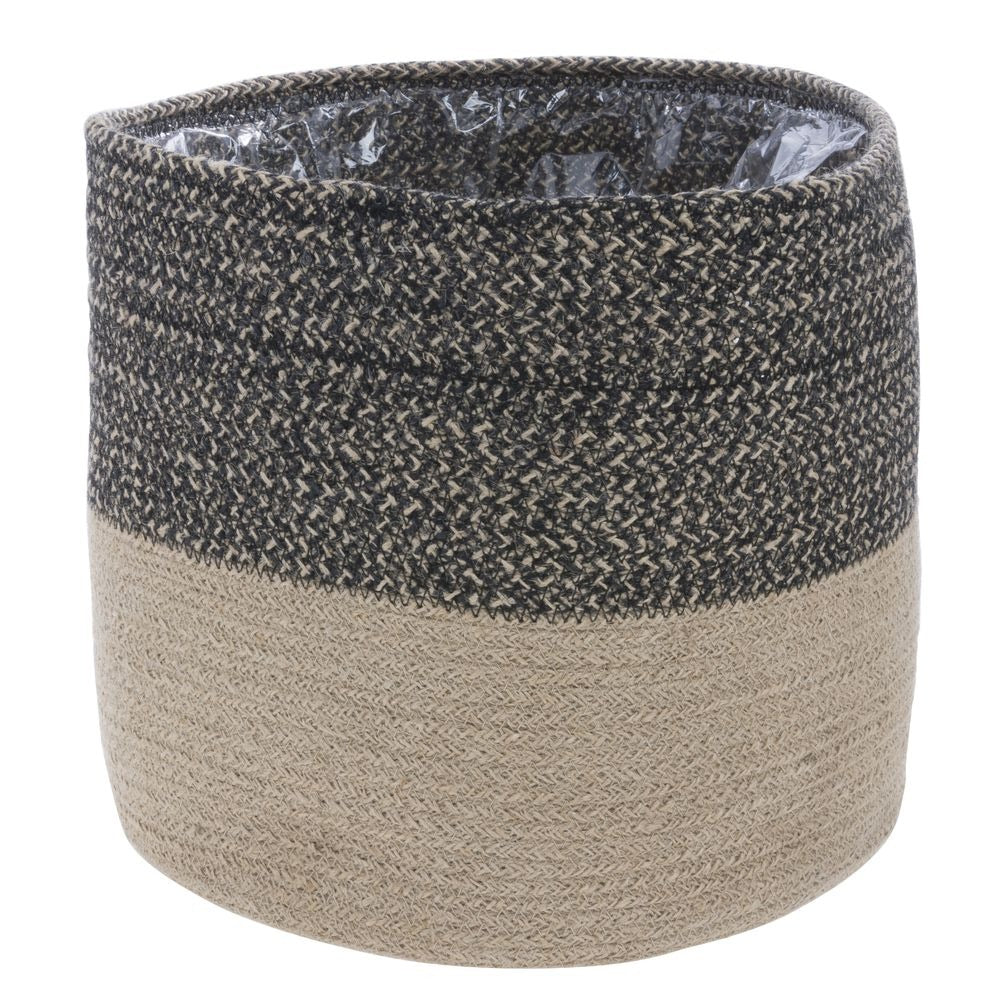 Black Jute Basket 12.25"x 10.75"