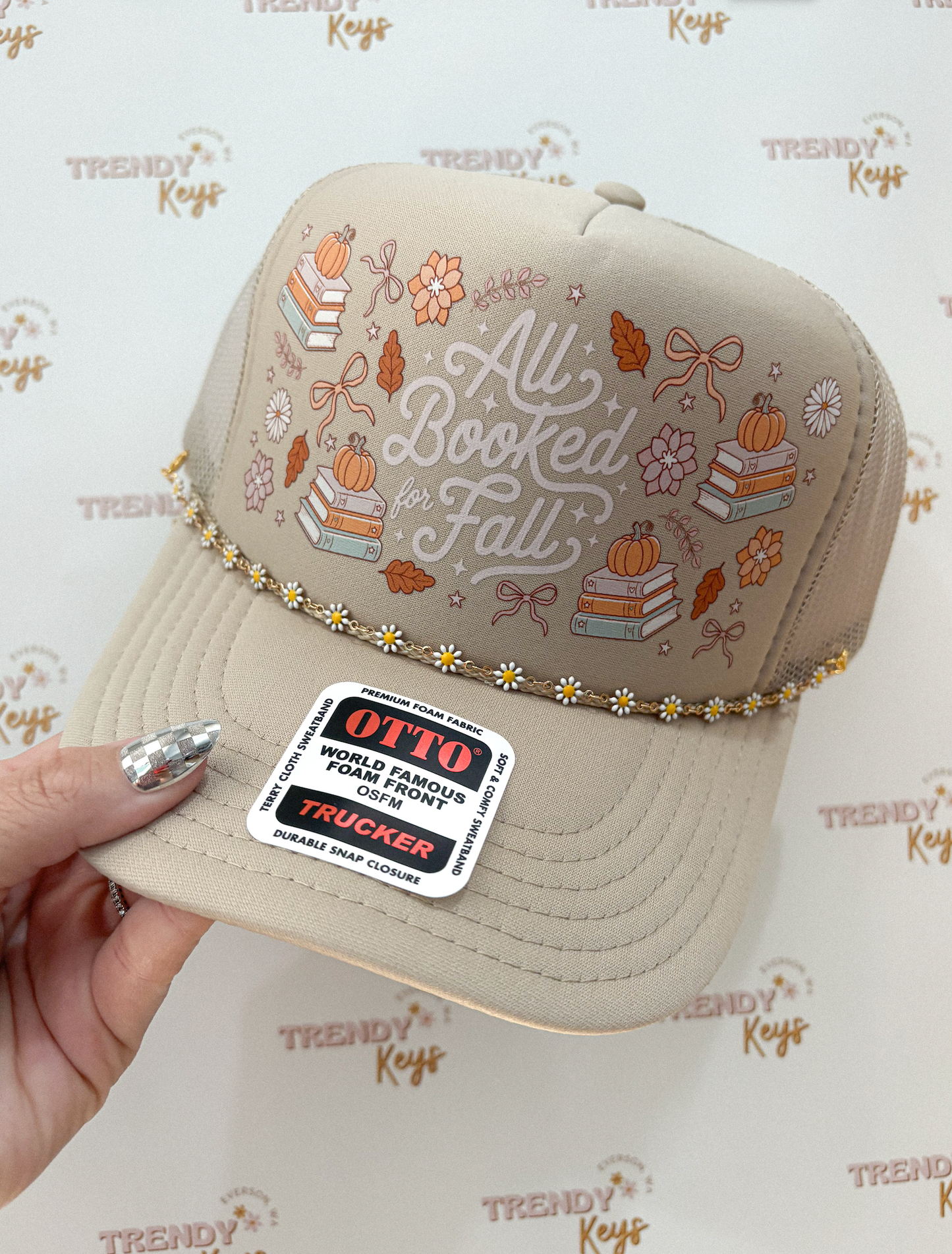 All Booked for Fall Trucker Hat