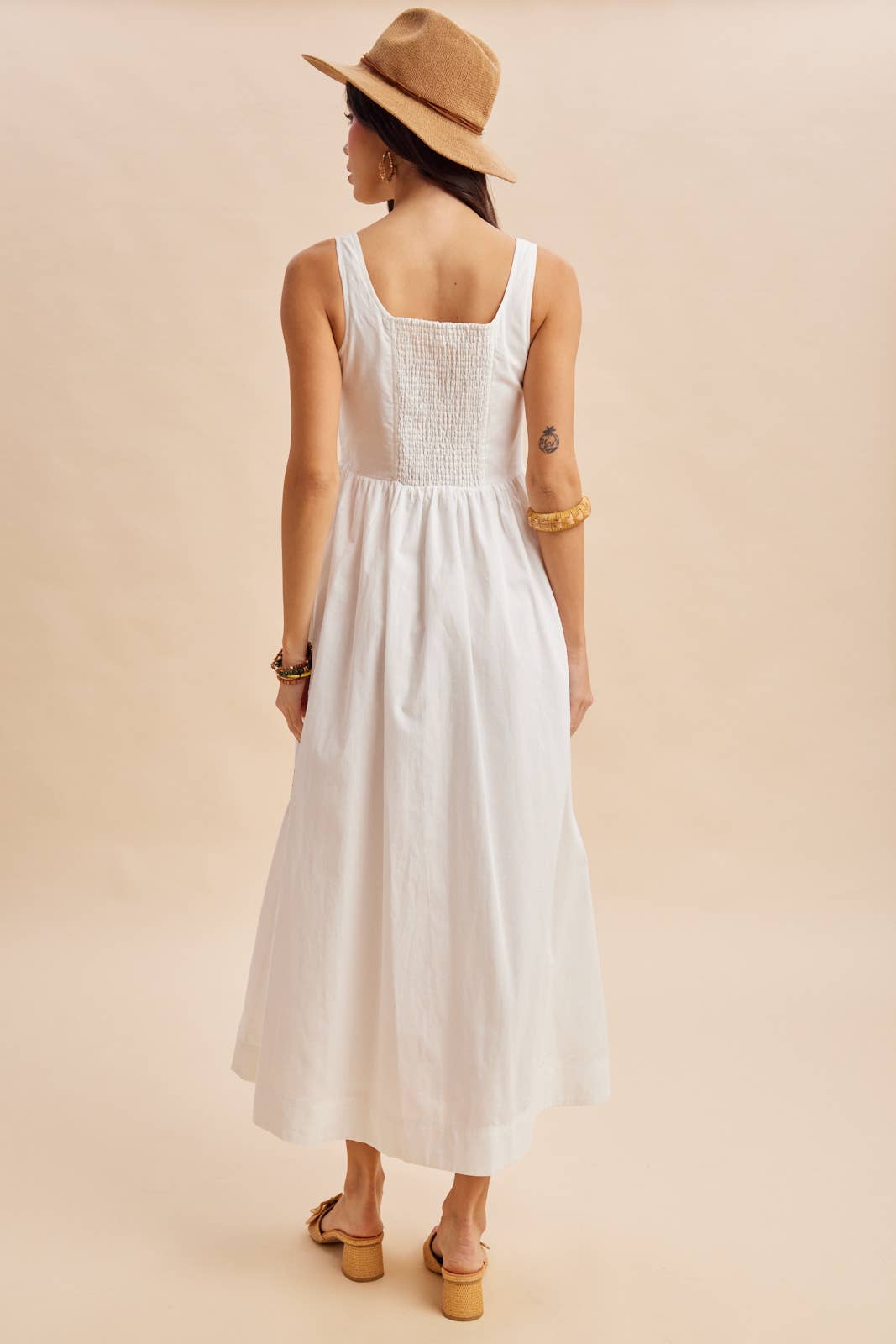 LARGE EMBROIDERED MAXI DRESS