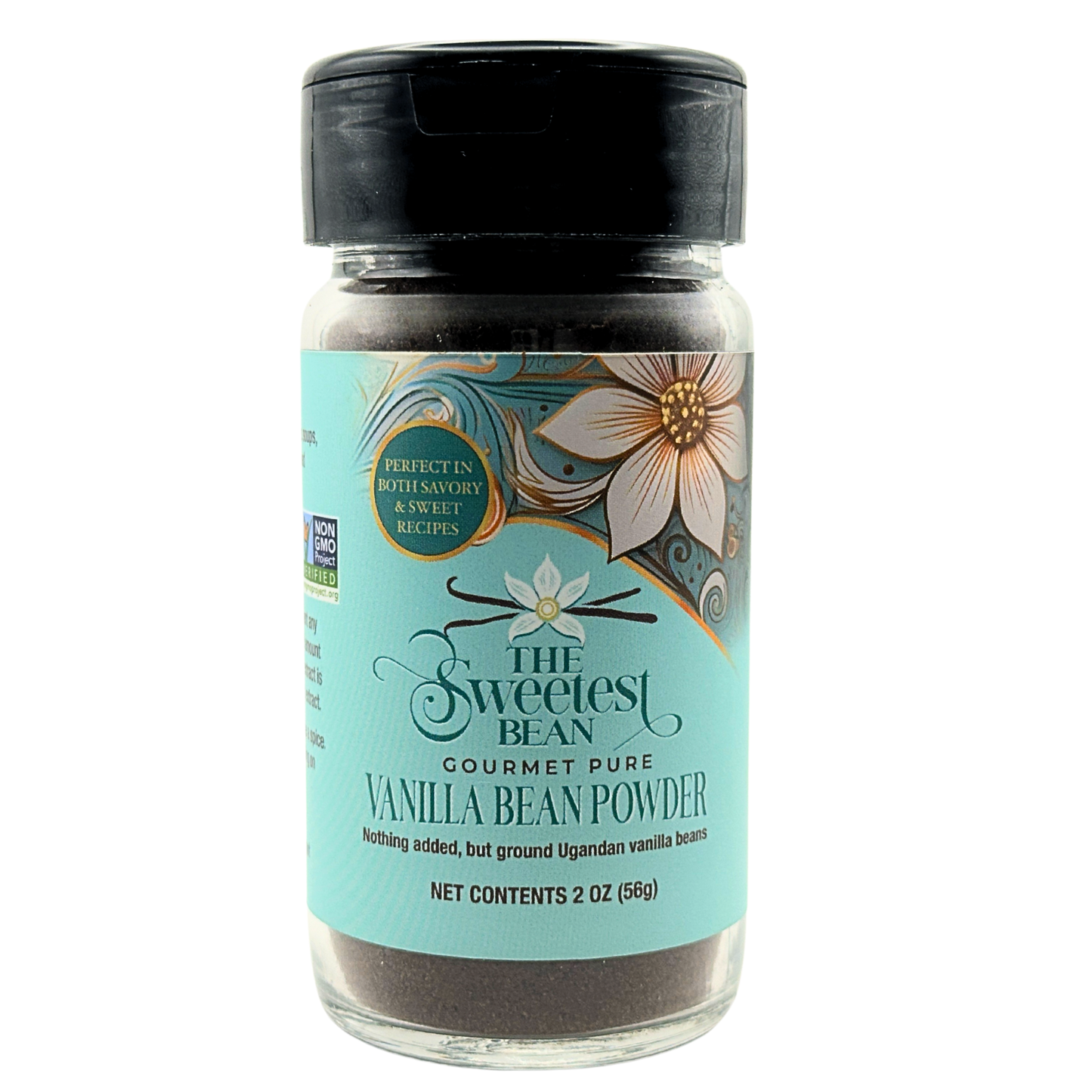 2 OZ SINGLE-ORIGIN GOURMET PURE VANILLA BEAN POWDER