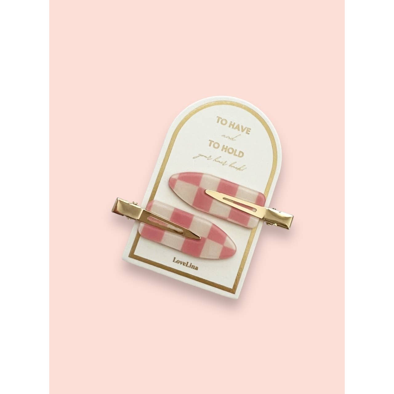 Crease Free Checkered Clips - DEBBIE CHECKERED