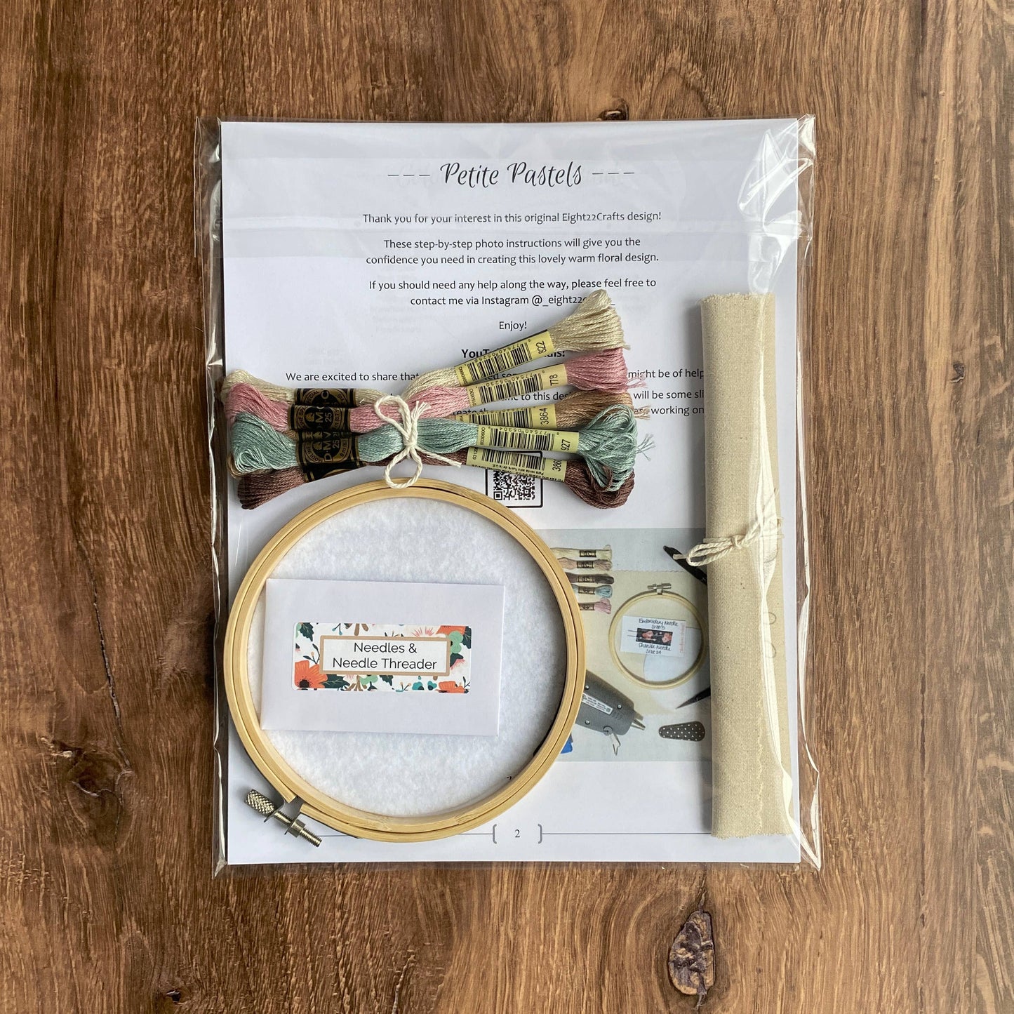 Petite Pastels Embroidery Kit