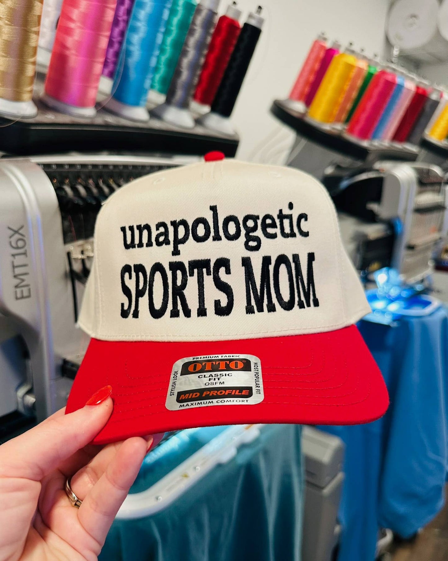 Unapologetic Sports Mom | Embroidered OTTO Trucker Hat