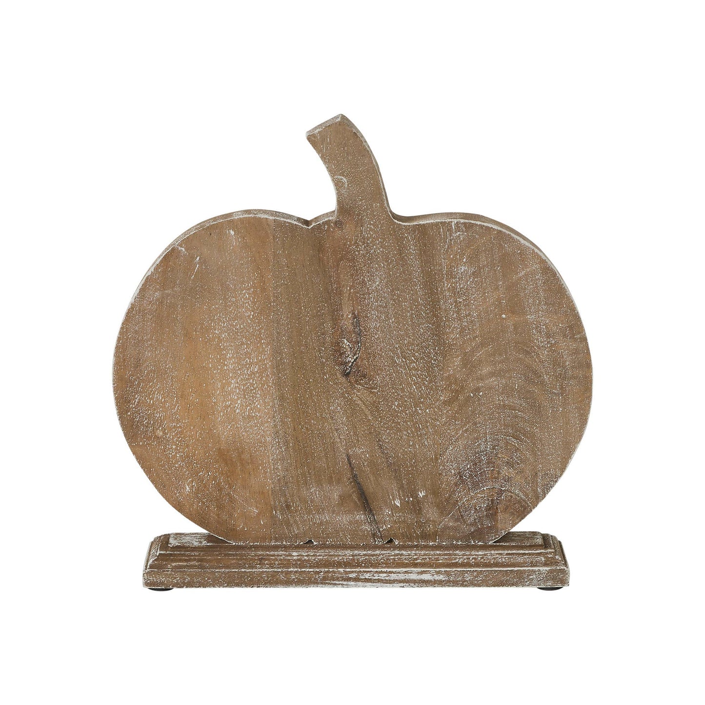 Harvest Vine Carved Wooden Pumpkin Tabletop Sign 11x12 Fall