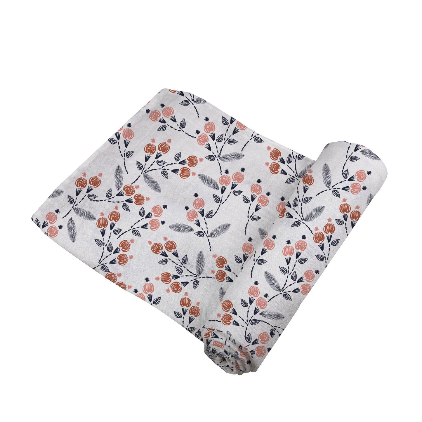 Dahlia Floral Bamboo Swaddle