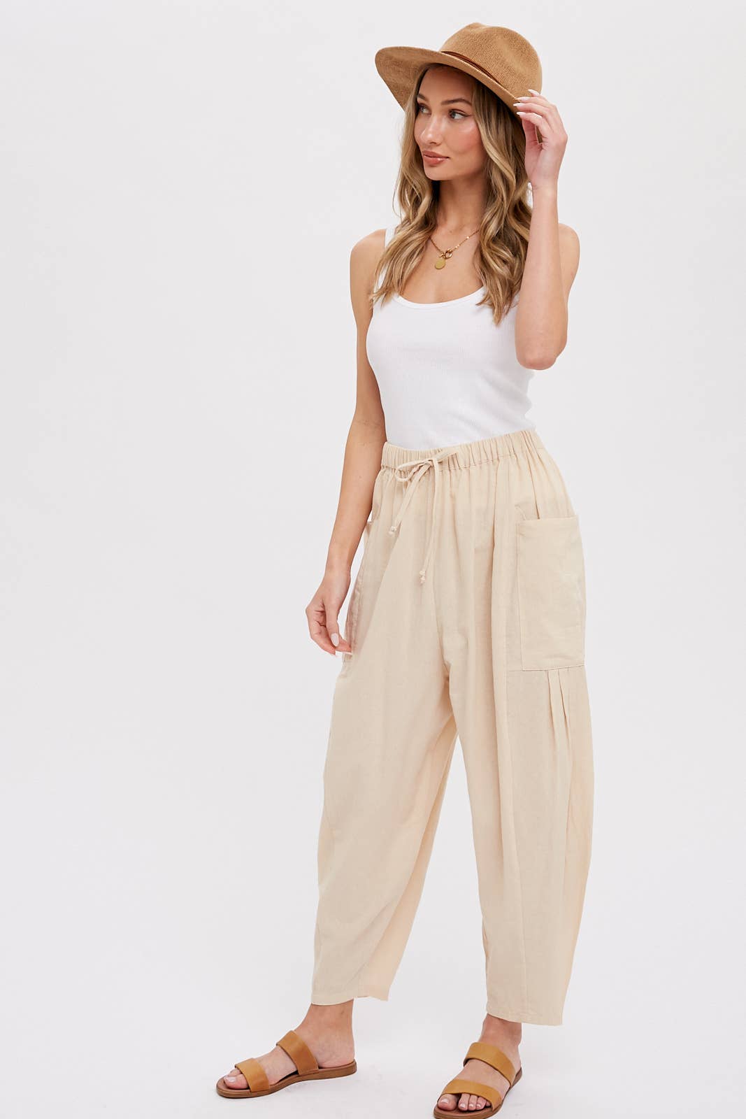 EFFORTLESS HAREM PANTS
