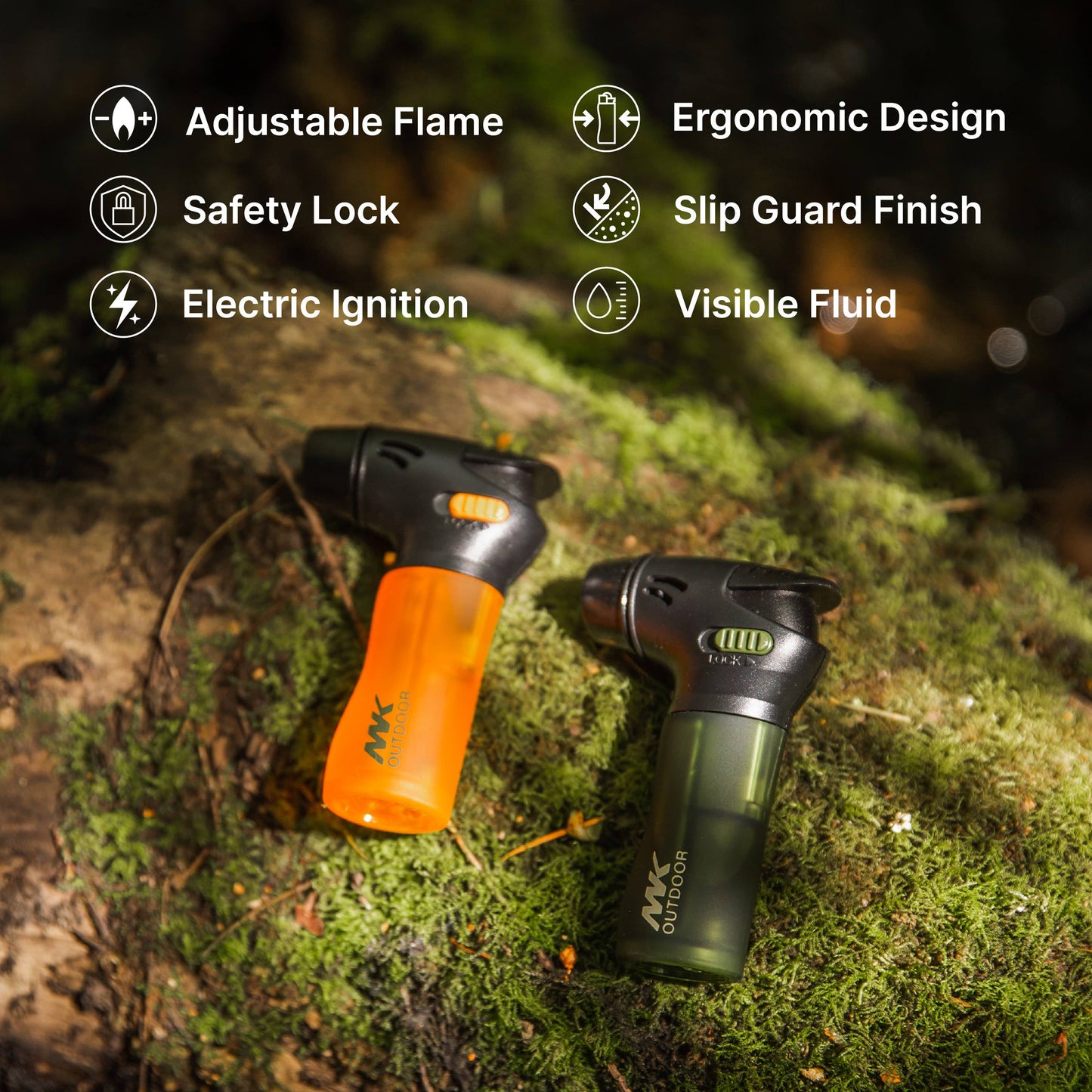 MK Lighter Outdoor Series, Expedition 2PC Mini Torch Lighter
