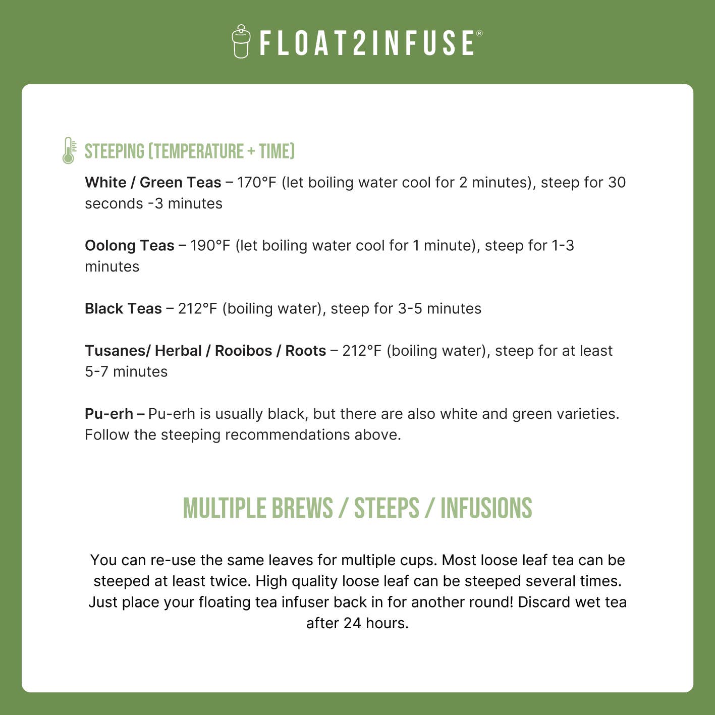 Groovy Daisy | Floating Tea Infuser | Green Base | Floral