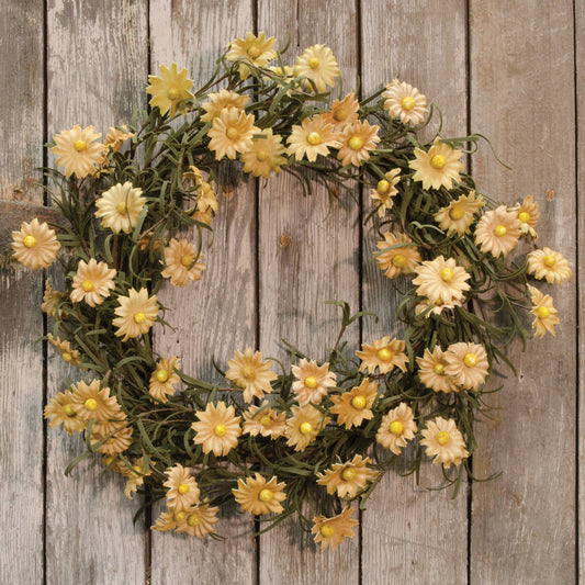 Teastain Daisy Wreath - 18"