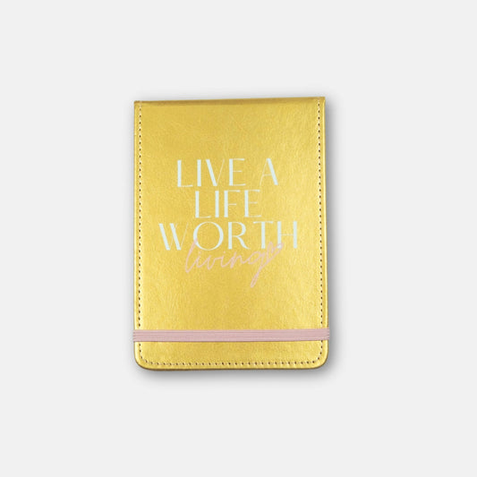 Jotter Journal Live A Life Worth Living