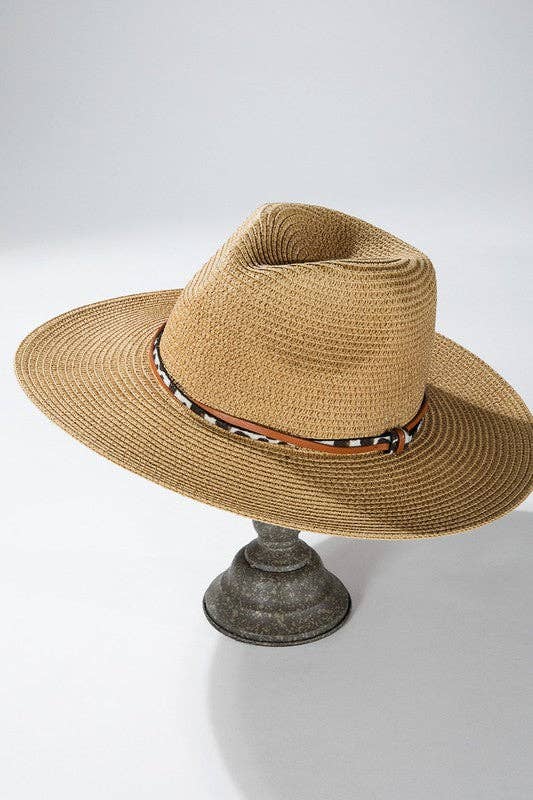 Panama Hat with Double Trim