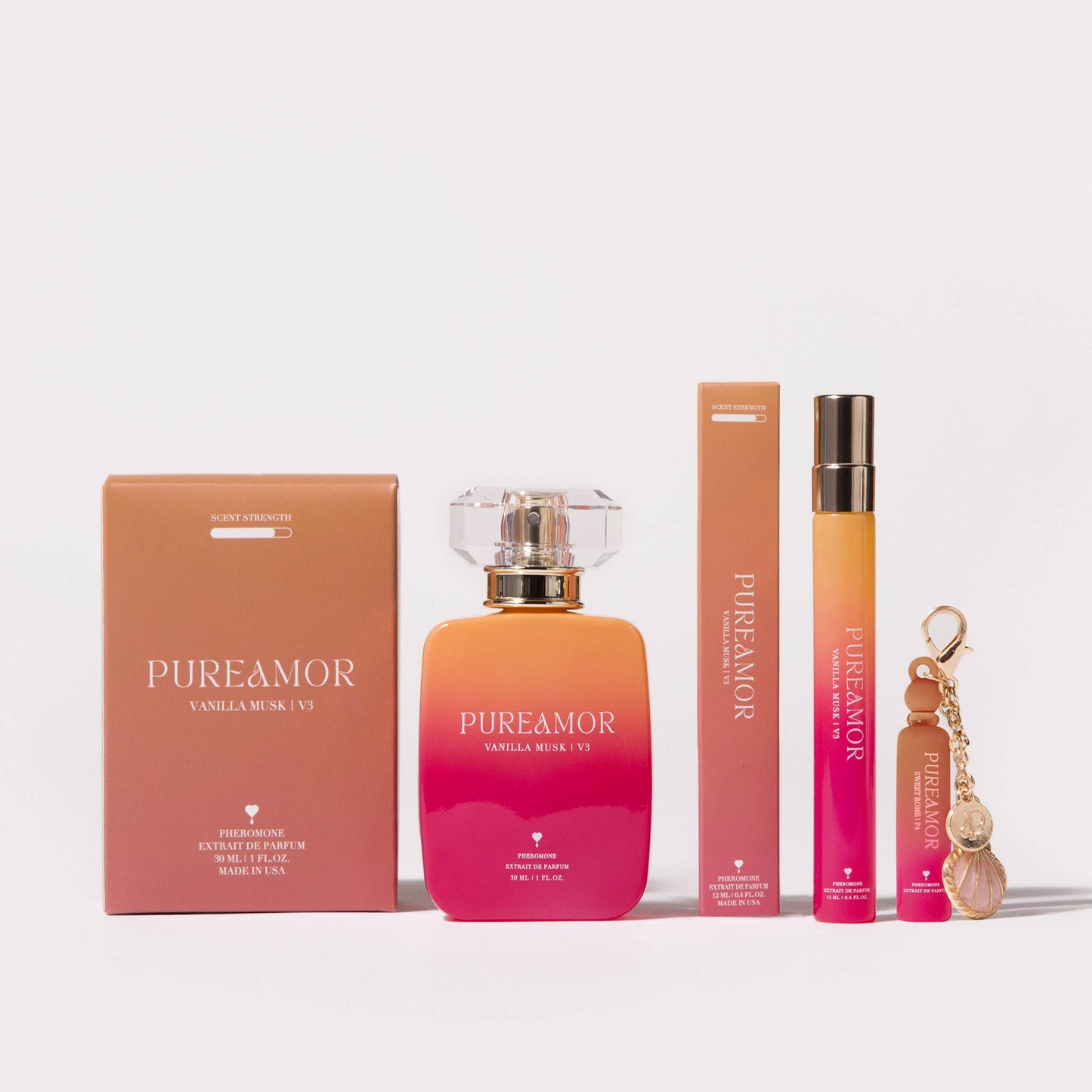 Vanilla Musk Pheromone Perfume Oil Keychain - 2ml Mini