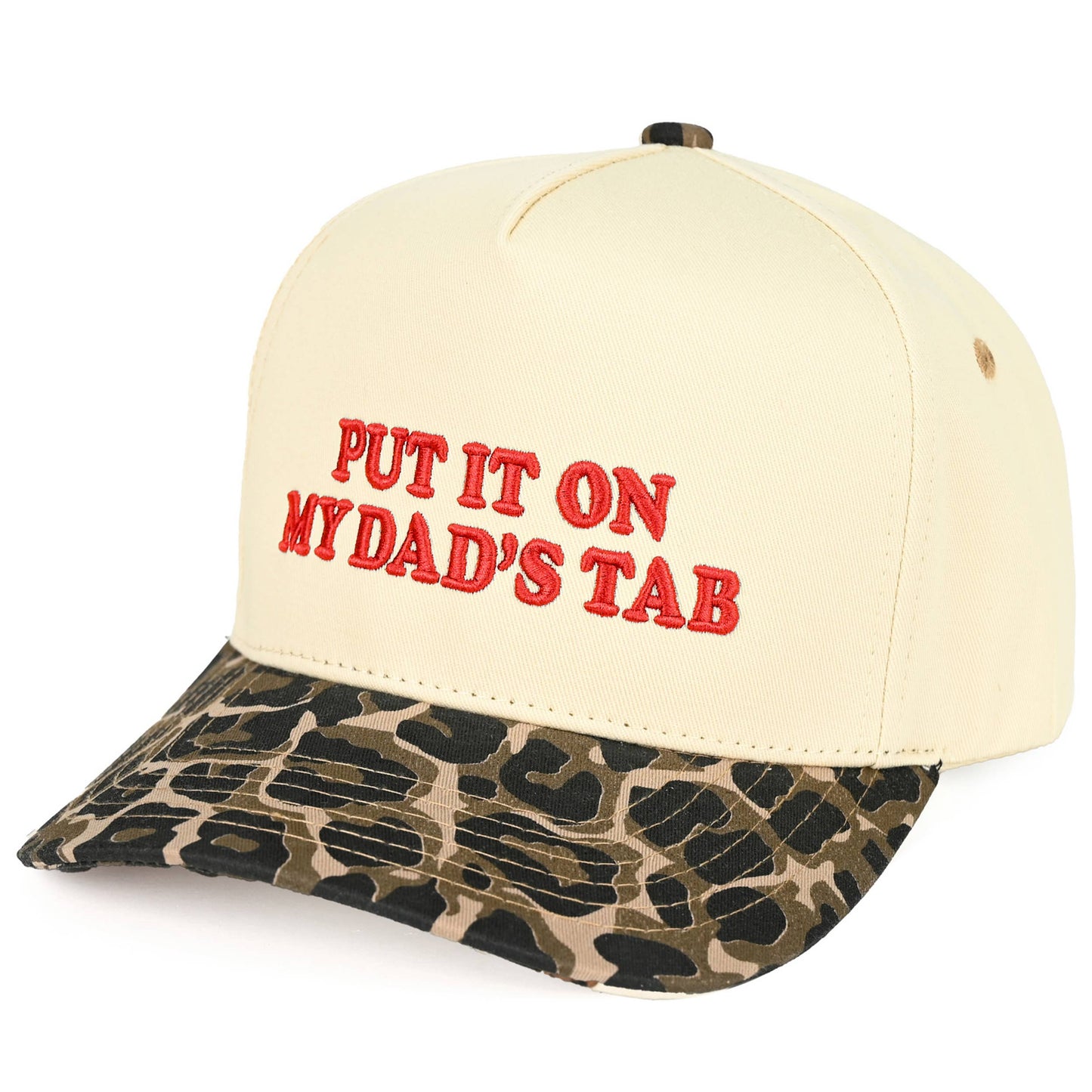 C.C PUT IT ON MY DAD'S TAB Letter Trucker Hat