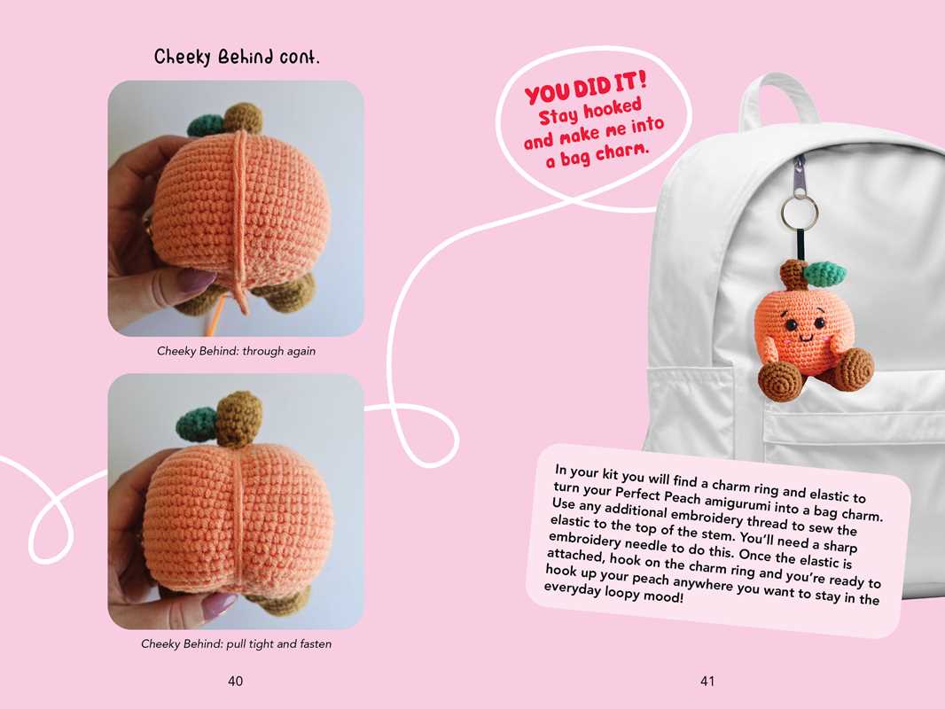 Perfect Peach: Crochet Book & Kit by