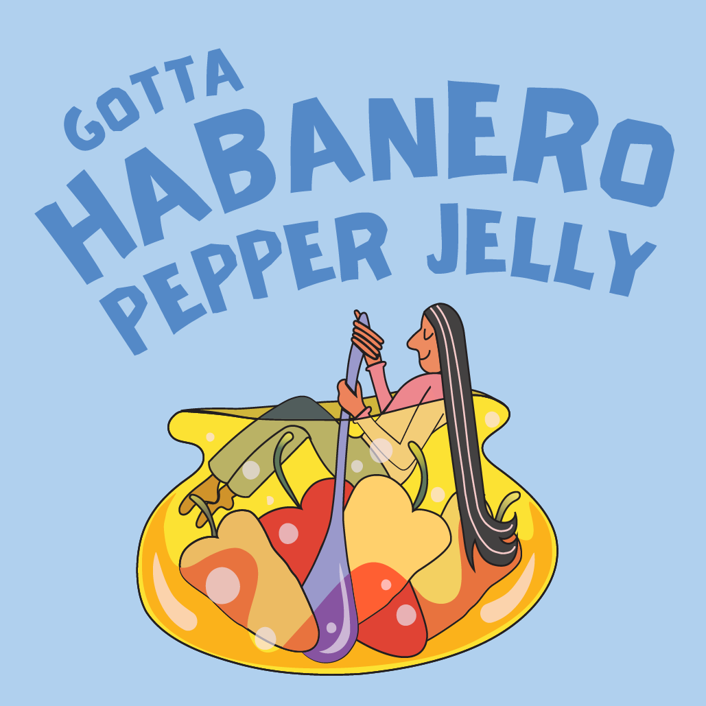Habanero Pepper Jelly 8.40 oz - Sweet, Tangy and Spicy Jelly
