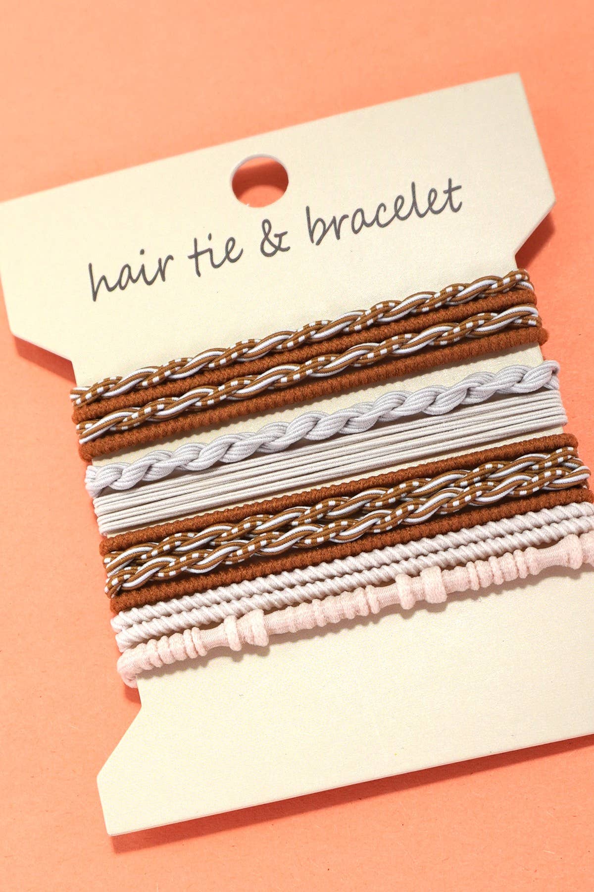Boho Multi-Style Hair Tie Bracelet Set | 91H51035