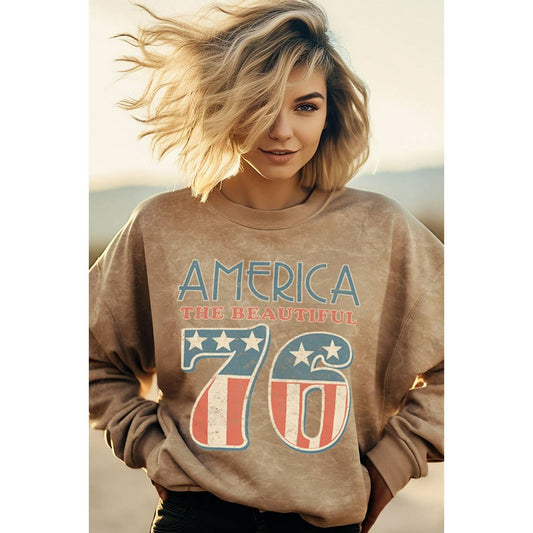 AMERICA 76 MINERAL GRAPHIC  SWEATSHIRTS