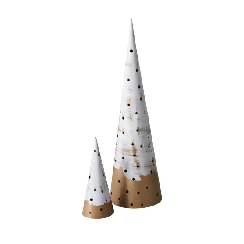 Alfie Tree Set of 2 - 2.25"x 5.75" - White