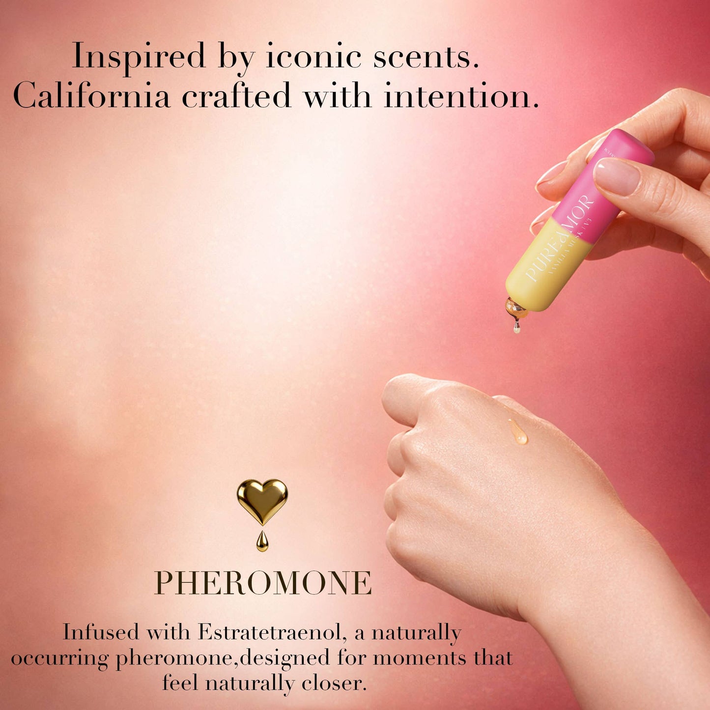 Vanilla Musk Pheromone Perfume Oil Keychain - 2ml Mini