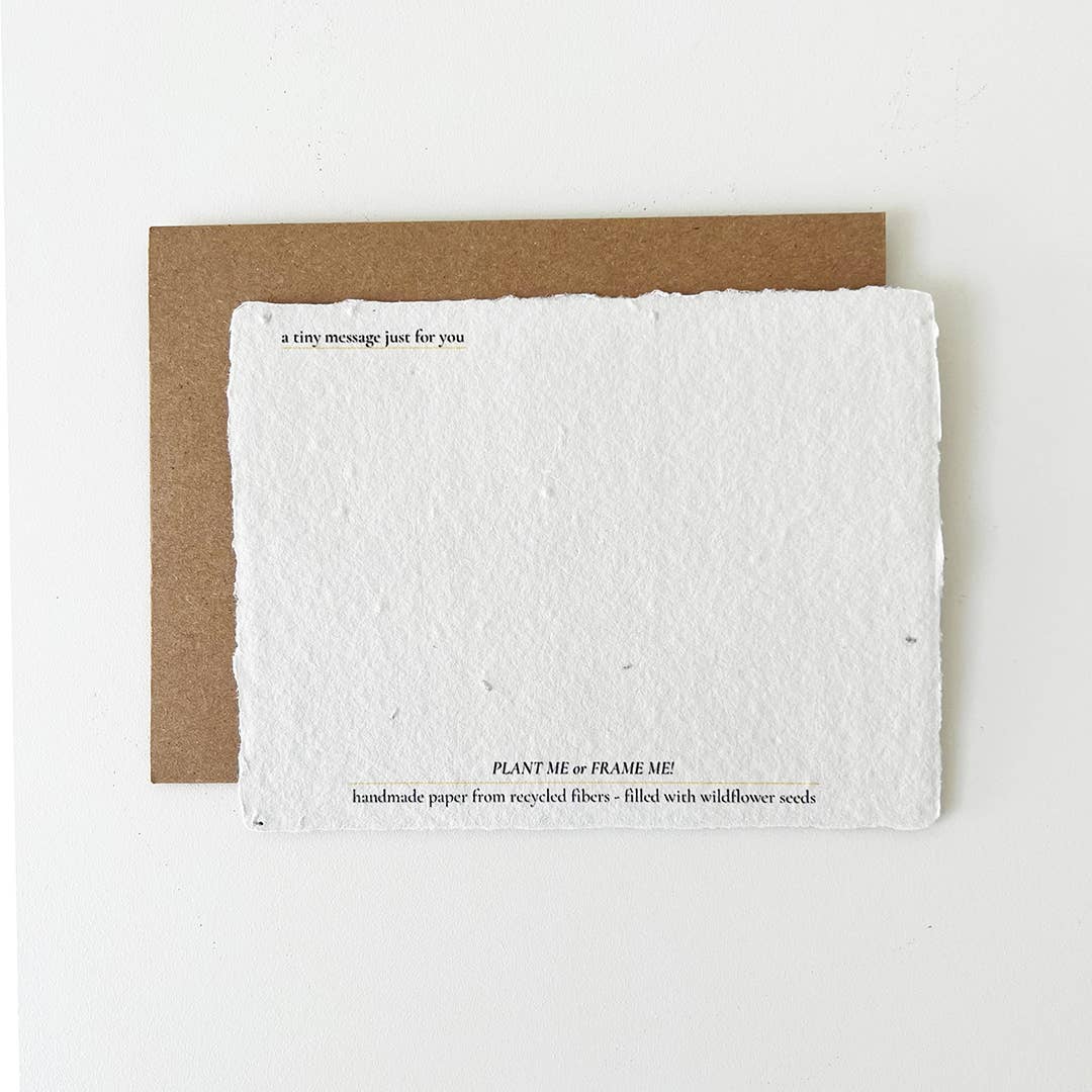 Your Day: Plantable Wildflower Birthday Card
