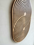 Mid Century Modern Wood Wall Art - Geometric Wall Art
