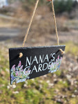 Personalized Garden Name Sign - Outdoor Garden Decor