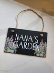 Personalized Garden Name Sign - Outdoor Garden Decor