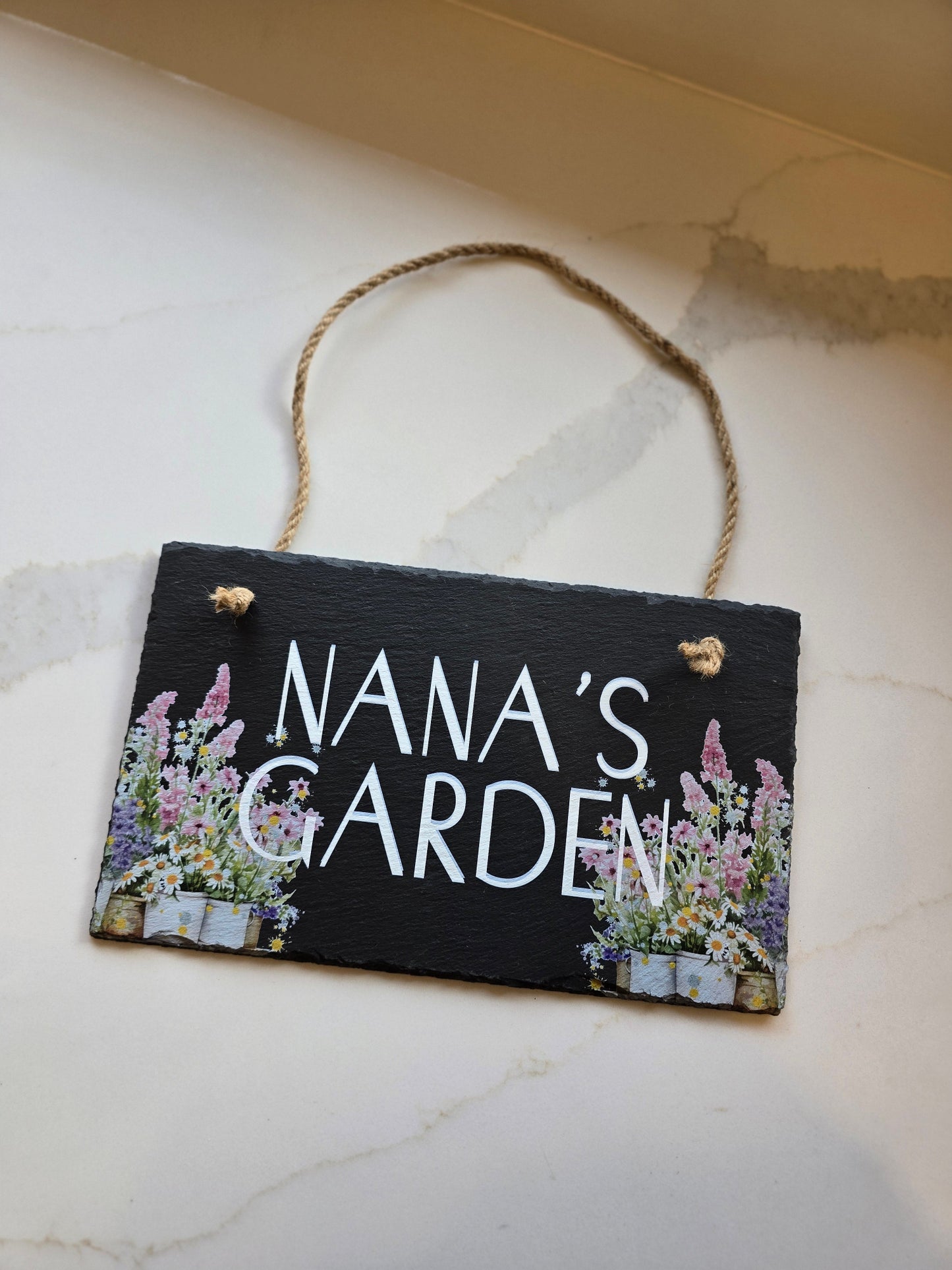 Personalized Garden Name Sign - Outdoor Garden Decor