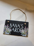 Personalized Garden Name Sign - Outdoor Garden Decor