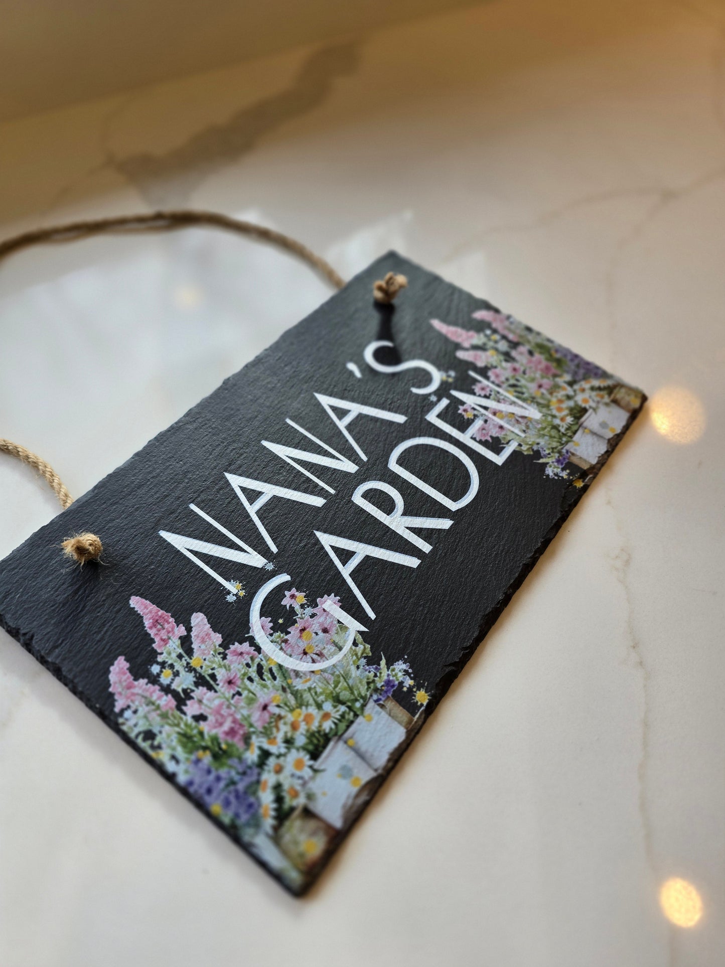 Personalized Garden Name Sign - Outdoor Garden Decor