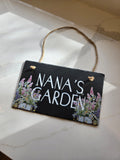 Personalized Garden Name Sign - Outdoor Garden Decor