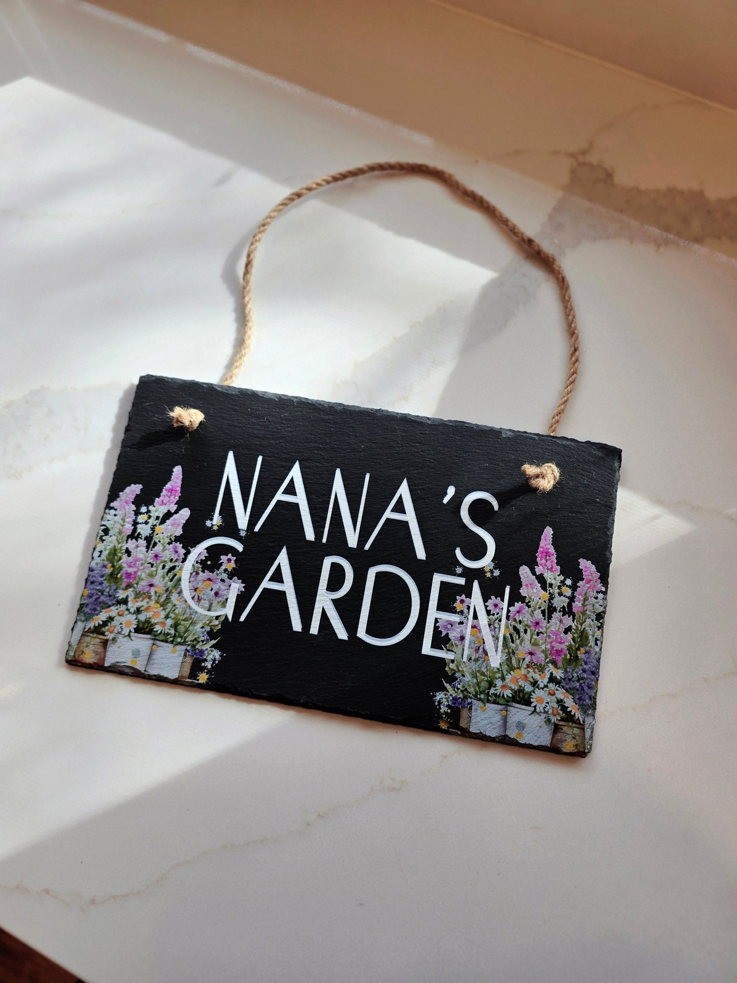 Personalized Garden Name Sign - Outdoor Garden Decor