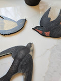 Vintage-Inspired Bird Wall Art – Wood Bird Decor