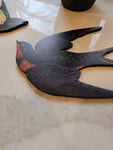 Vintage-Inspired Bird Wall Art – Wood Bird Decor