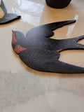 Vintage-Inspired Bird Wall Art – Wood Bird Decor