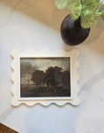 Scalloped Edge Picture Frame | Interchangeable Wall Frame for Art Prints
