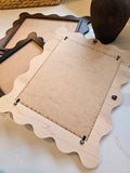 Scalloped Edge Picture Frame | Interchangeable Wall Frame for Art Prints