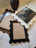 Scalloped Edge Picture Frame | Interchangeable Wall Frame for Art Prints