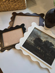 Scalloped Edge Picture Frame | Interchangeable Wall Frame for Art Prints