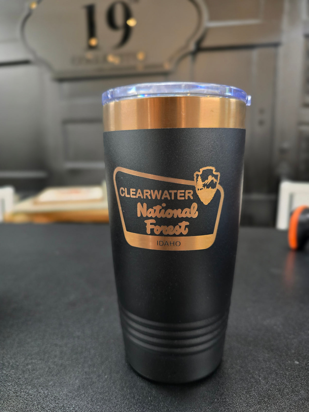 Clearwater National Forest Engraved Polar Camel - 20 oz