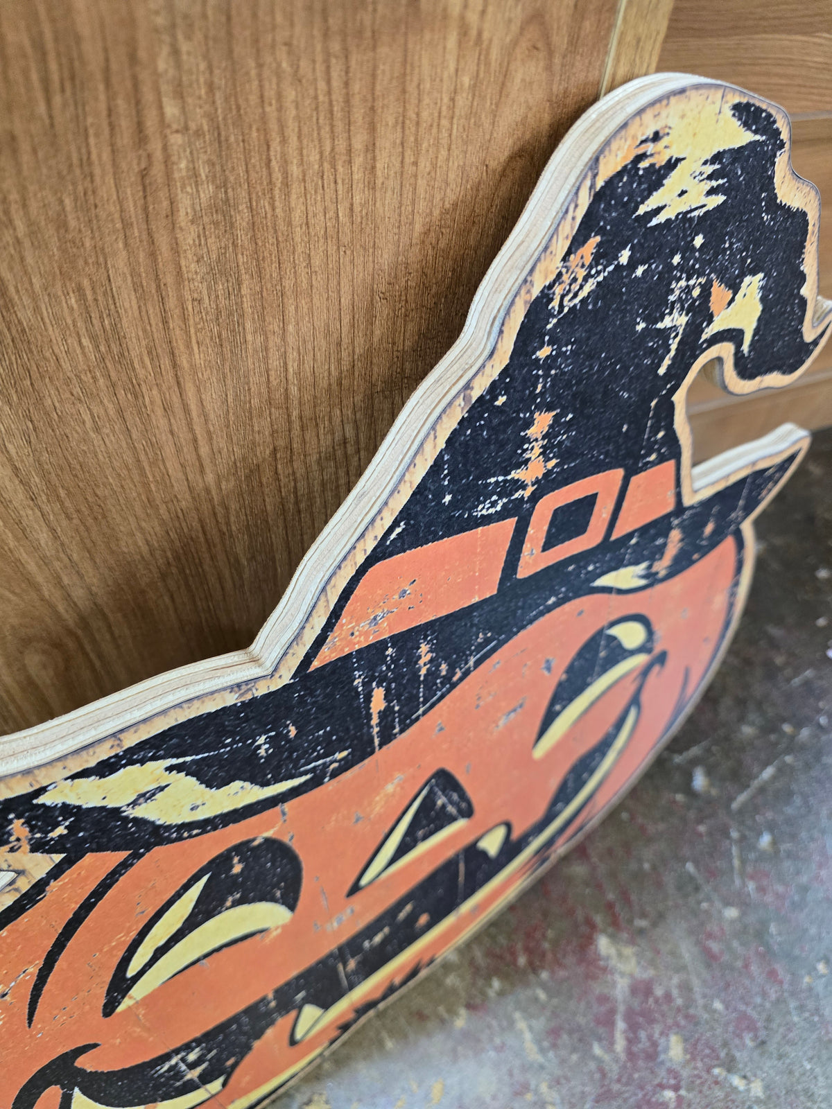 Vintage Jack-O’-Lantern Halloween Sign