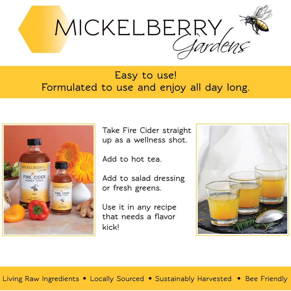 Fire Cider Honey Tonic — immune booster