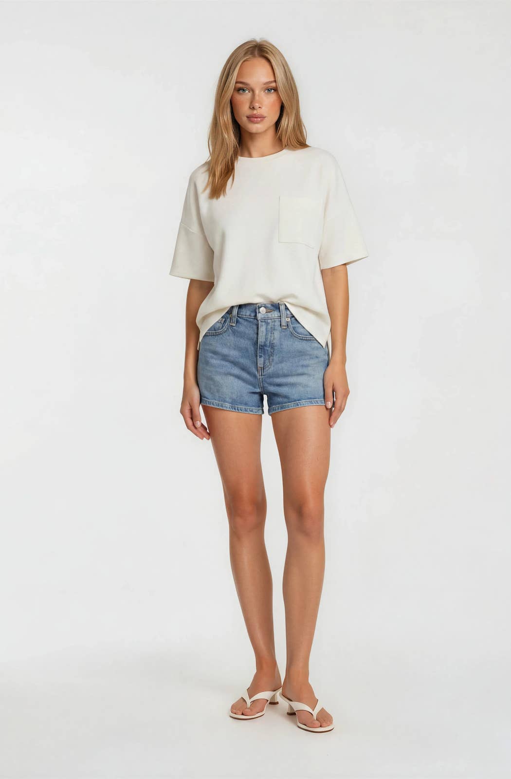 Short Sleeve Scuba Crew Neck Pocket Tee