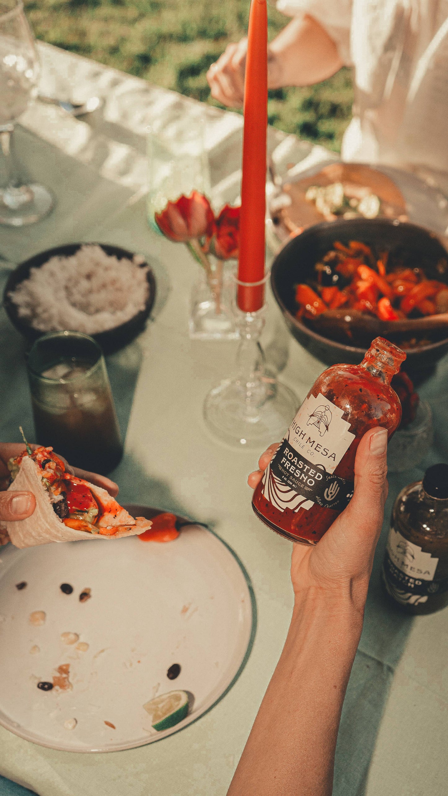 Roasted Fresno Hot Sauce