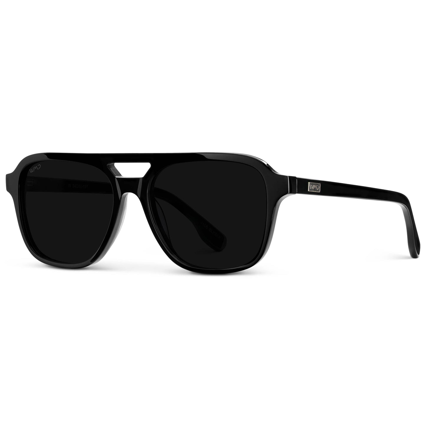 Dean - Men's Polarized Double Bridge Aviator Sunglasses