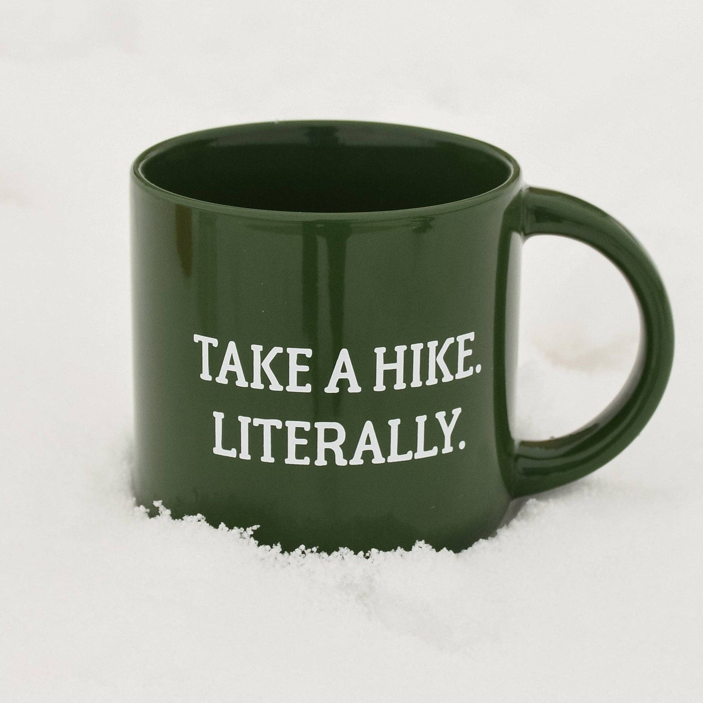 Take A Hike. Literally Mug - Forest Green