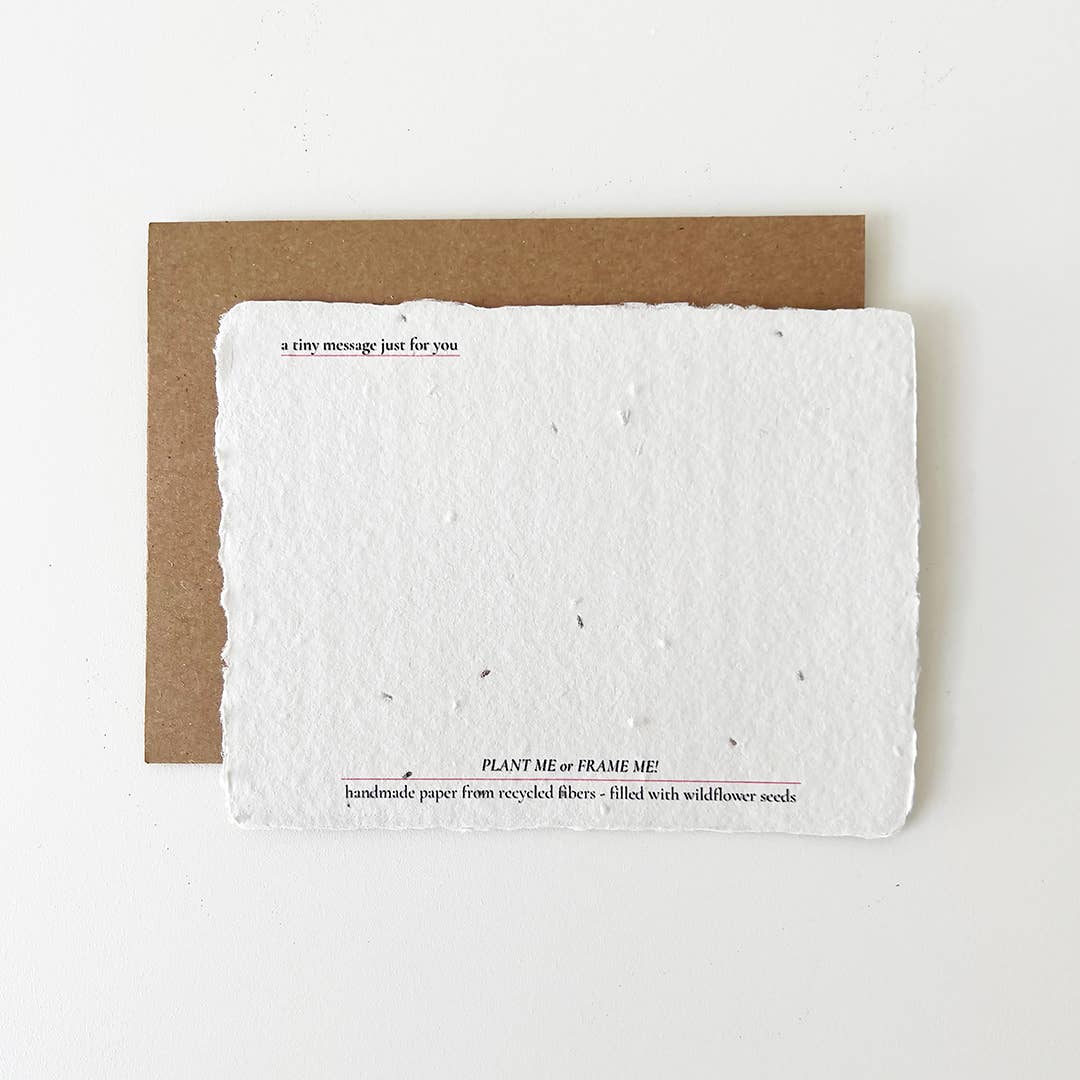 Celebrating You: Plantable Wildflower Birthday Card